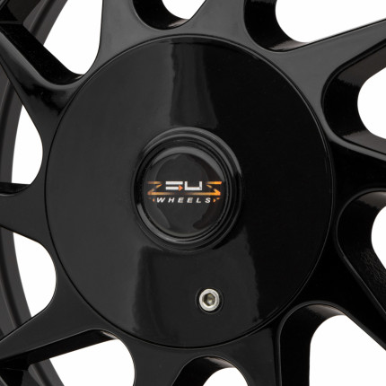 Jogo de rodas Zeus HM10 15x7,5 (Preta brilhante)