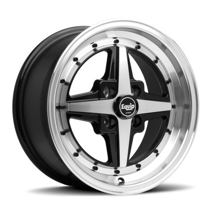 Jogo de rodas RAW Work Equip 01 15x7 (Diamantado com preto)