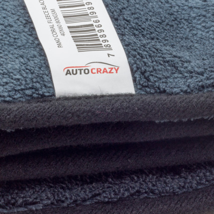 Pano de microfibra Fleece Black 800GSM Auto Crazy (40x60cm)