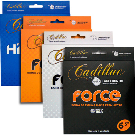 Kit de boinas Force com 4 unidades Cadillac (6,5 polegadas)