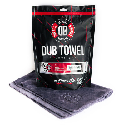 Toalha de microfibra Dub Towel 400GSM (40x60cm | cinza)