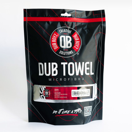 Toalha de microfibra Dub Towel 400GSM (40x60cm | cinza)