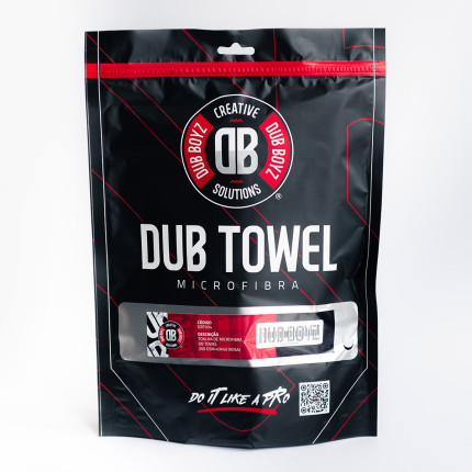Toalha de microfibra Dub Towel 350GSM Dub Boyz (40x40cm | vermelha)
