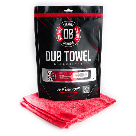 Toalha de microfibra Dub Towel 350GSM Dub Boyz (40x40cm | vermelha)