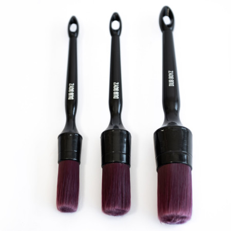 Kit de pincéis para detalhamento automotivo externo D'rush Dub Boyz (3 unidades)