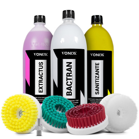 Monte seu Kit Limpeza de Carpets e Estofados (3 unidades)