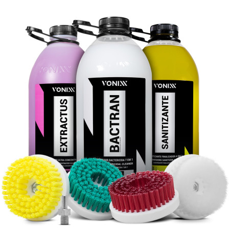 Monte seu Kit Limpeza de Carpets e Estofados (3 unidades)