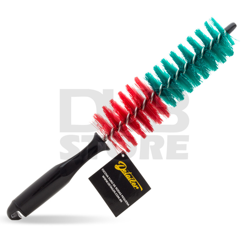 Escova pequena para limpeza de furos de rodas Detailer