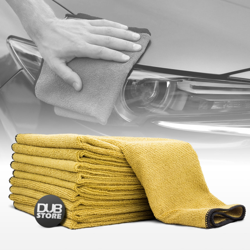 Kit flanela de Microfibra Autoamerica Amendoim (40x40cm) (10 unidades)