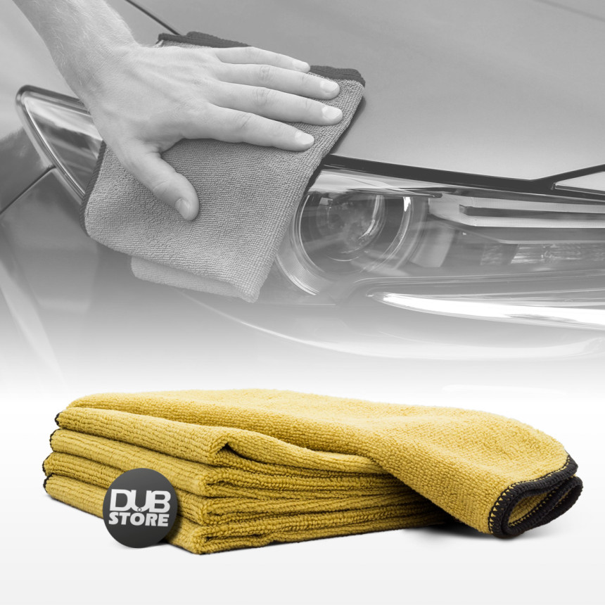 Kit flanela de Microfibra Autoamerica Amendoim (40x40cm) (5 unidades)