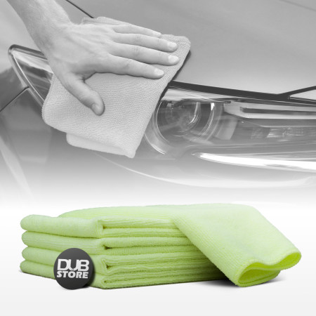 Kit flanela de Microfibra Autoamerica Verde (40x40cm) (5 unidades)