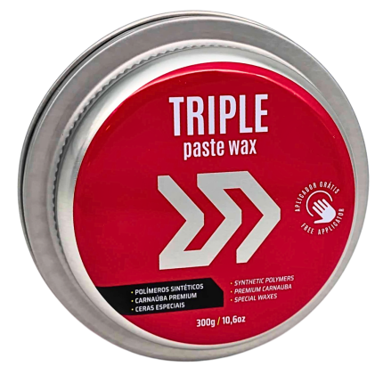 Cera Triple Wax pasta 3 em 1 Autoamerica (300g)