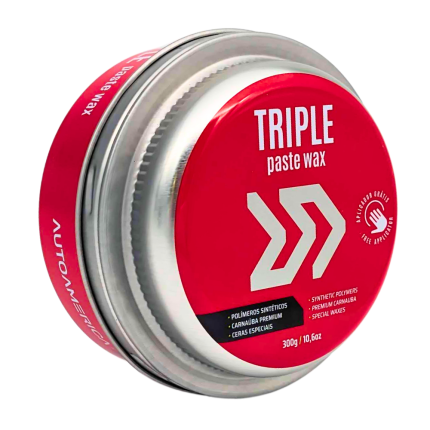 Cera Triple Wax pasta 3 em 1 Autoamerica (300g)