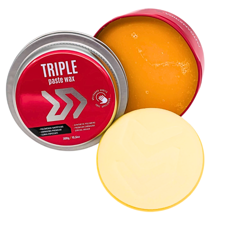 Cera Triple Wax pasta 3 em 1 Autoamerica (300g)