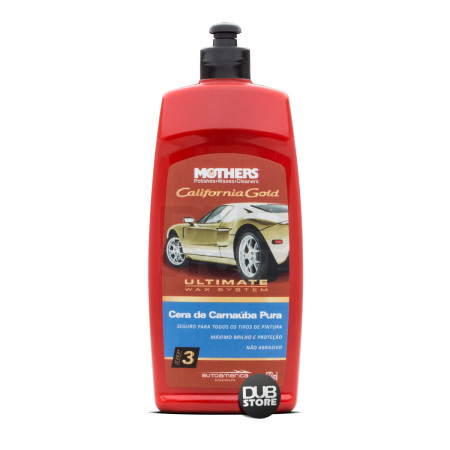 Cera líquida Carnaúba Pura Califórnia Gold Mothers (473ml)