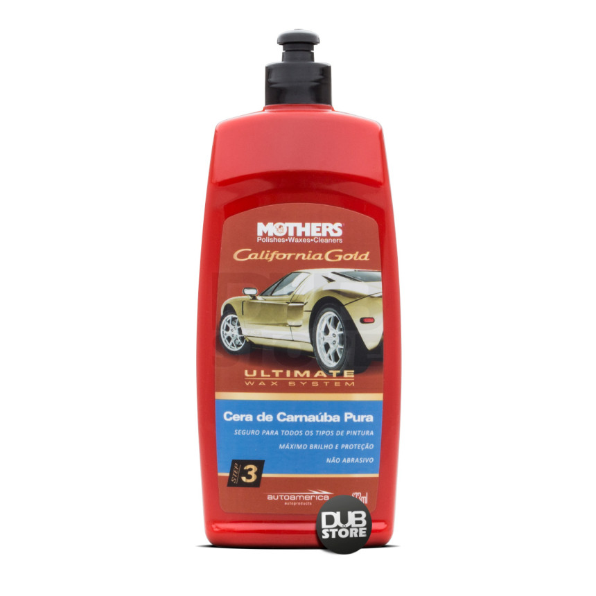 Cera líquida Carnaúba Pura Califórnia Gold Mothers (473ml)