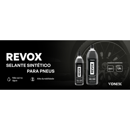 Pneu Pretinho Selante Revox Vonixx (1,5 litro)