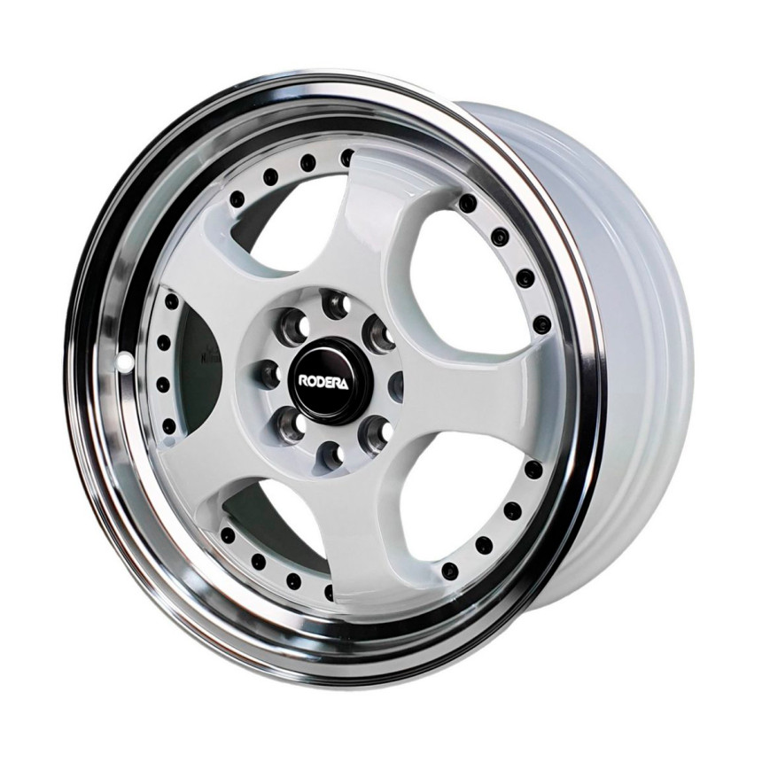 Jogo de rodas Rodera MST 15x7 (Branca)