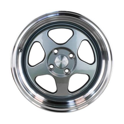 Jogo de rodas Rodera ROC 15x8 (Grafite)