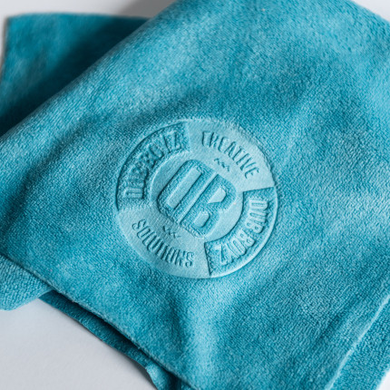 Toalha de microfibra Dub Towel 350GSM Dub Boyz (40x40cm | azul)