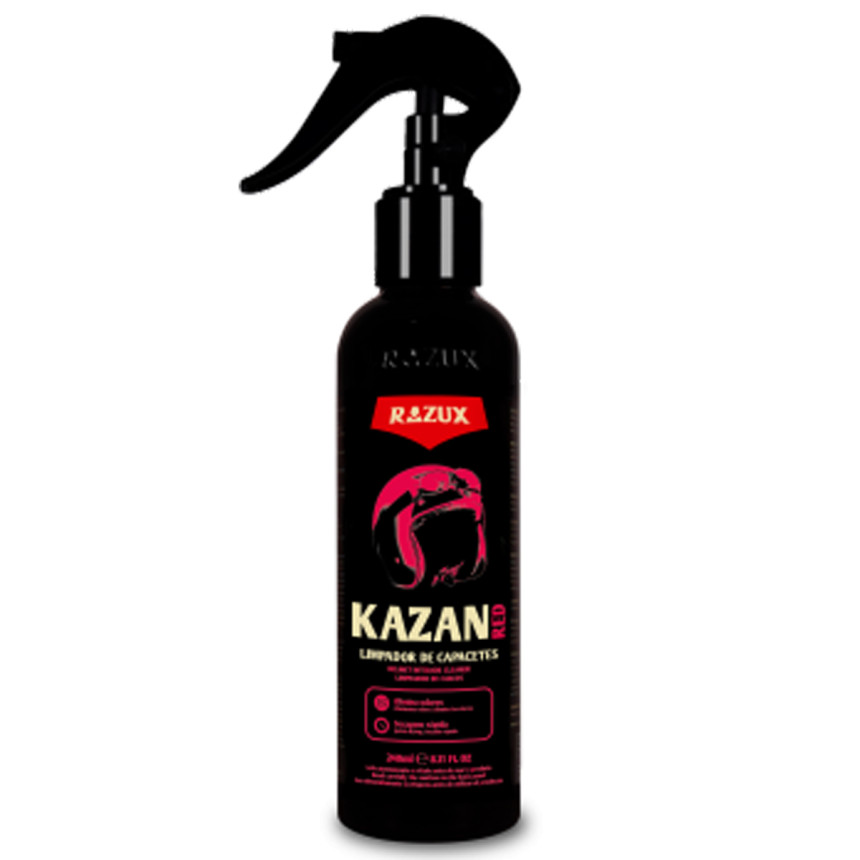 Limpador de interior de capacetes Kazan Red Razux (240ml)