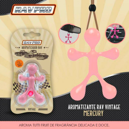Aromatizante Vintage Mercury RavPRO (rosa)
