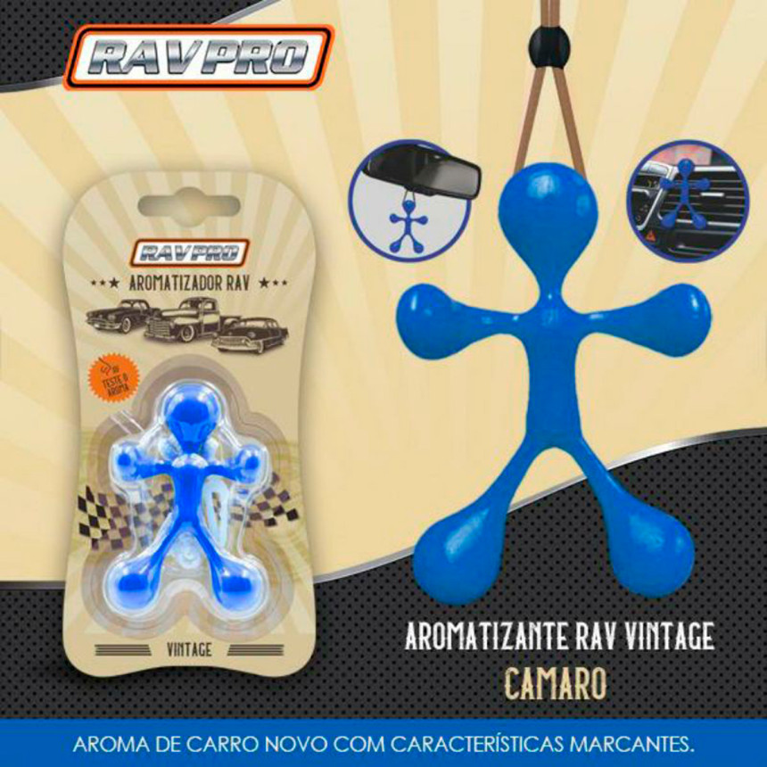 Aromatizante Vintage Camaro RavPRO (refrescante)