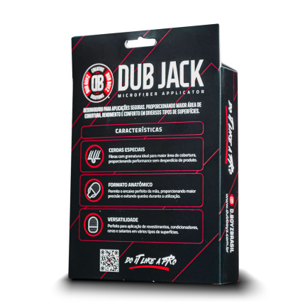 Aplicador Dub Boyz de microfibra Dub Jack (2 unidades)