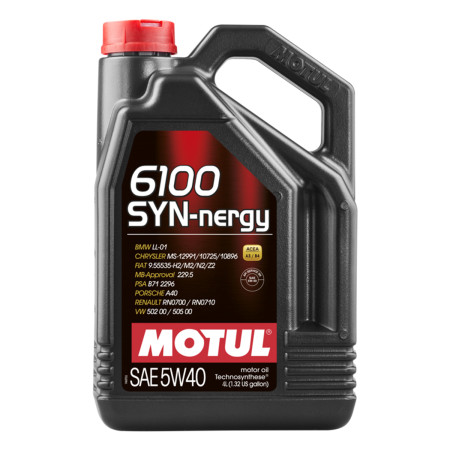 Óleo para motor Motul 6100 SYN-nergy 5W40 (4 litros)