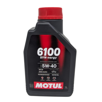 Óleo para motor Motul 6100 SYN-nergy 5W40 (1 litro)