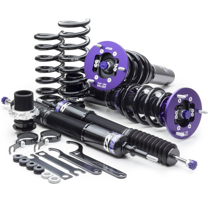 Suspensão Coilover D2 Racing Street BMW Série 1 E87 6Cil (2004 a 2011)