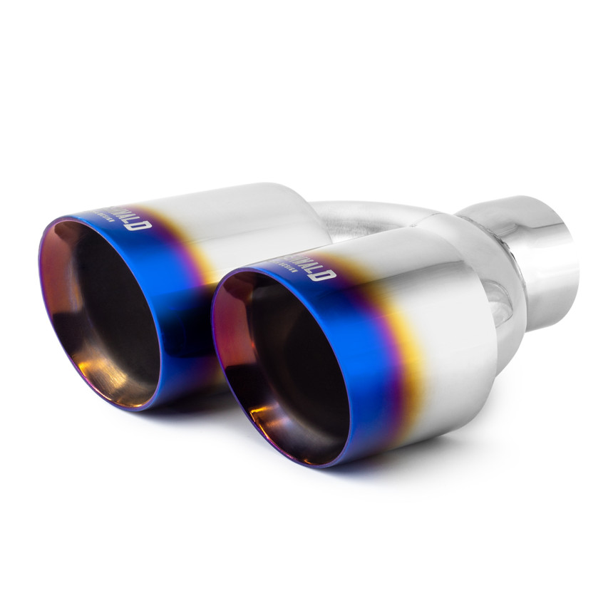 Ponteira Dupla Escapamento em Inox Bärenwald Roth Right “Burned Tip” (Direita)