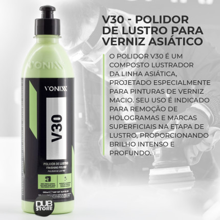 Kit Polidores Corte, Refino e Lustro Vonixx
