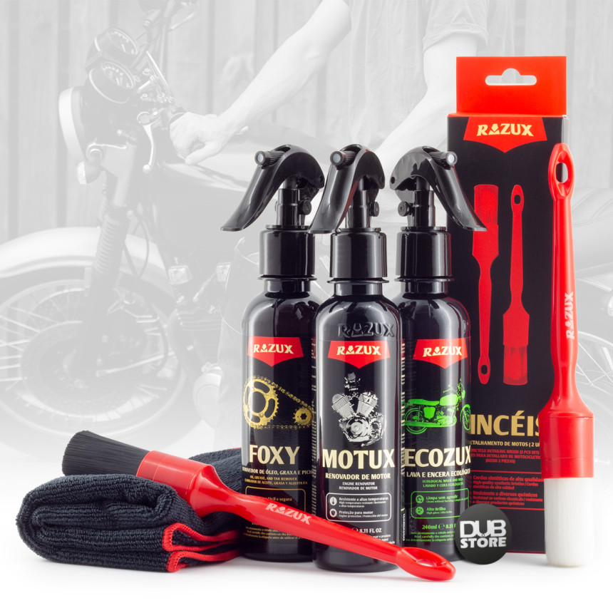Kit limpeza de Motocicletas Razux