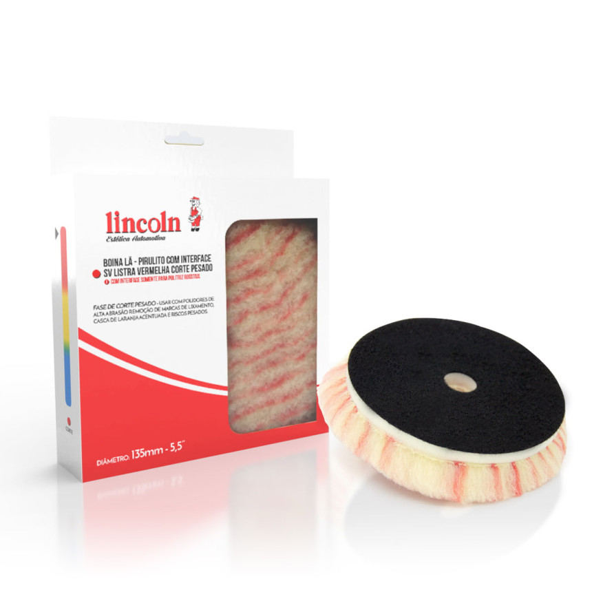 Boina Lã SV Pirulito de corte Pesado com interface Lincoln (5,5 polegadas)