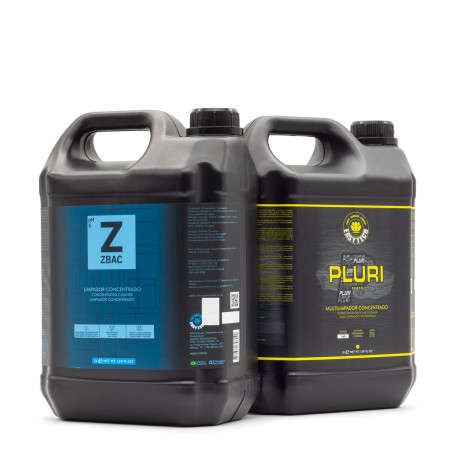 Kit solução limpeza de estofados EasyTech Shield (Pluri e ZBAC 5 litros)
