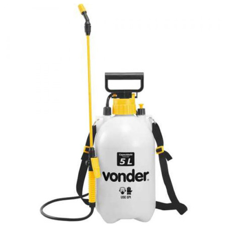 Pulverizador lateral de compressão prévia com jato regulável Vonder (5 litros)