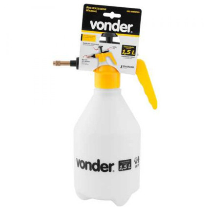 Pulverizador de compressão prévia com jato regulável Vonder (1,5 litro)