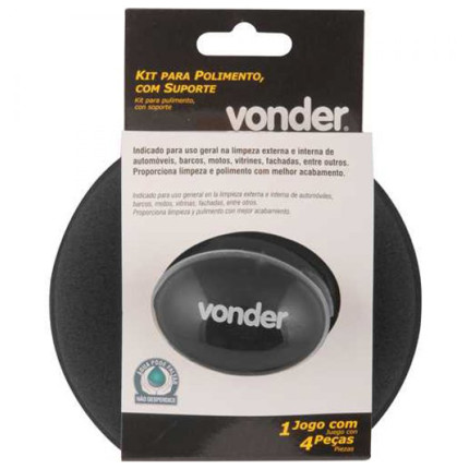Kit para polimento com suporte Vonder (4 unidades)