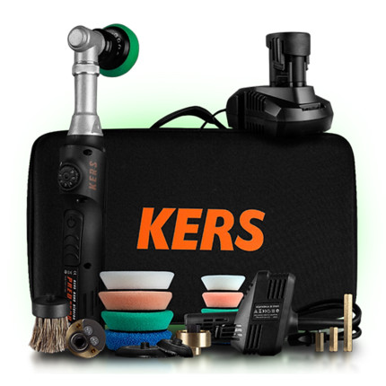 Mini politriz roto-orbital e rotativa Nano Híbrida Predator Kers (12v recarregável)