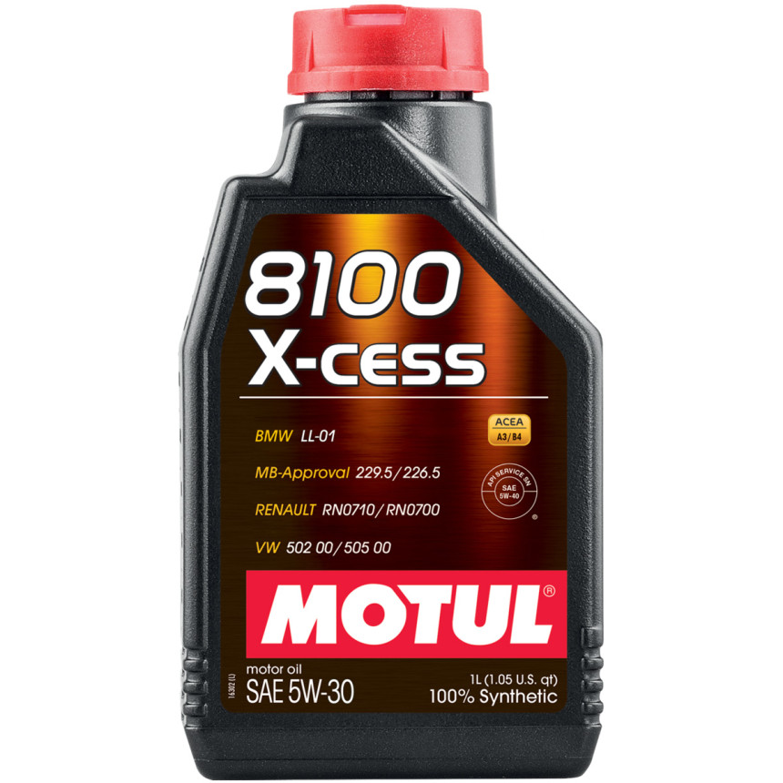 Óleo para motor Motul 8100 X-CESS 5W30 (1 litro)