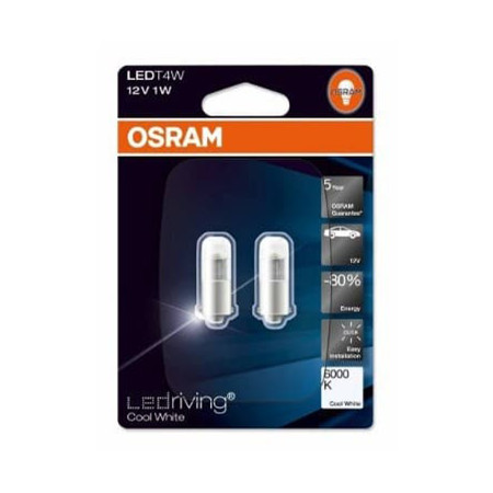 Kit Lâmpadas Osram LEDriving Cool White (T4W)