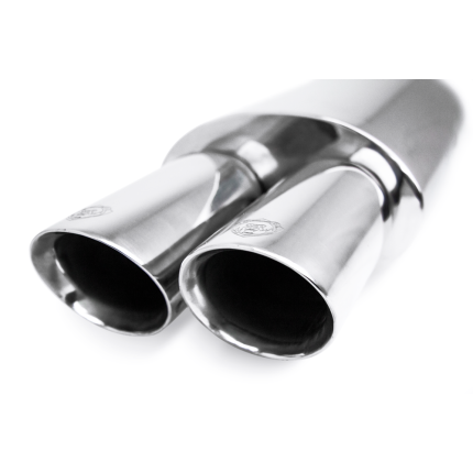 Abafador Esportivo em Inox Bärenwald Wolfsburg com ponteira dupla