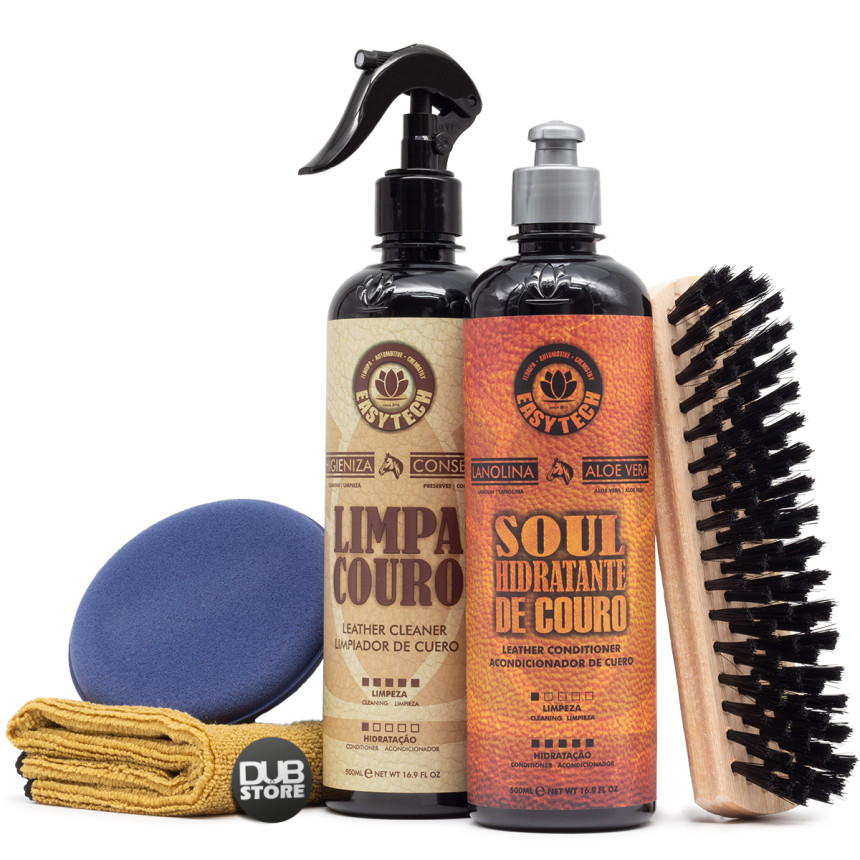 Kit de limpeza e hidratação de couro EasyTech Shield
