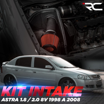 Kit Air Intake Race Chrome Chevrolet Astra 1.8 / 2.0 8V (1998 a 2008)