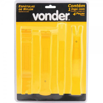 Kit Espátulas de Nylon Vonder (4 unidades)