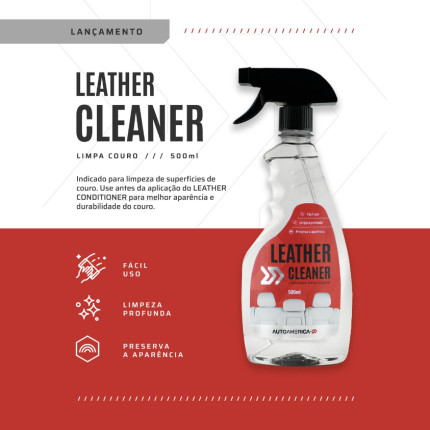 Limpador de couro Leather Cleaner Autoamerica (500ml)