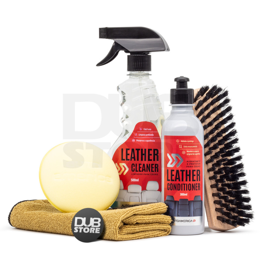 Kit de limpeza e hidratação de couro Autoamerica