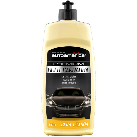 Cera líquida Gold Carnaúba Premium Autoamerica (500ml)