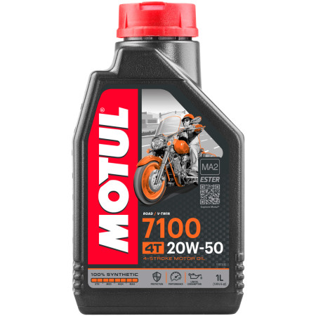 Óleo para motor Motul 7100 20W50 4T (1 litro)